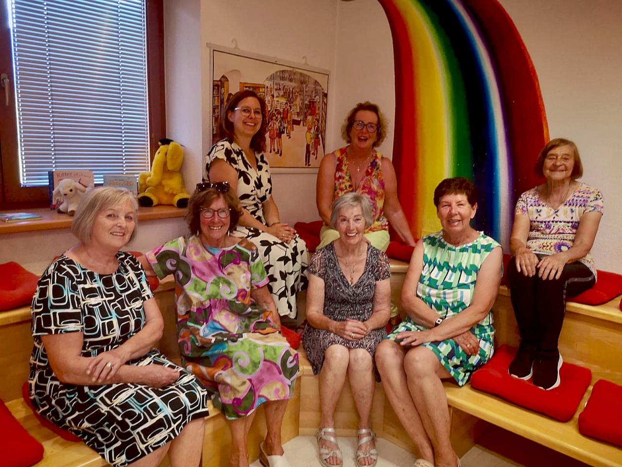Das Team der Bücherei Finkenberg (Barbara Wechselberger und Cilli Eberl fehlen auf dem Gruppenbild und werden noch hinzugefügt))